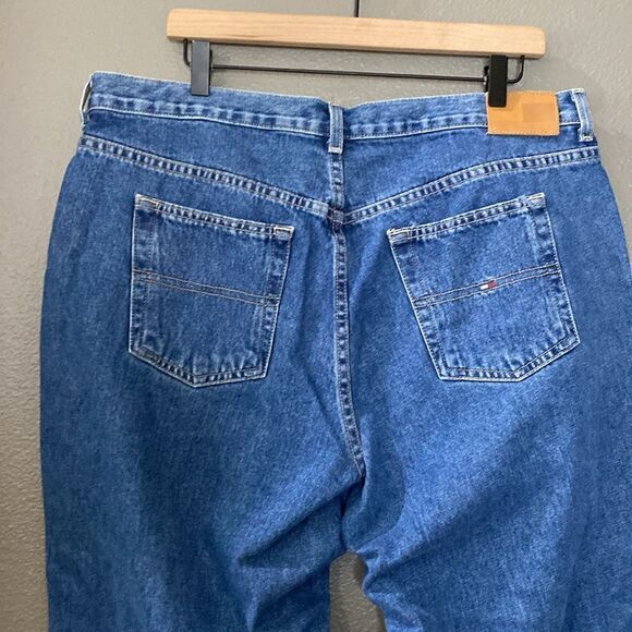 Tommy Hilfiger New Vintage Boyfriend Denim Jeans 14 Y2K 2000s - Picture 9 of 10